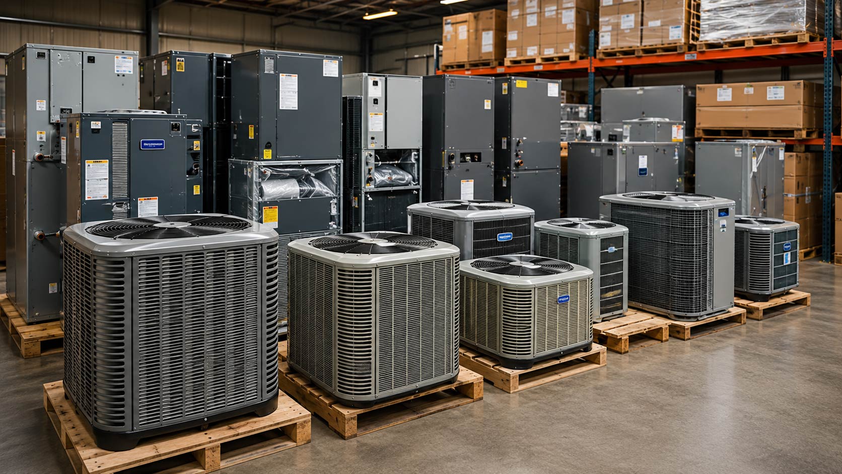 Air conditioning condensers air handlers and HVAC equipment
